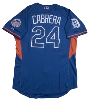 2013 Miguel Cabrera Game Used All-Star Game American League Batting Practice Jersey (MLB Authenticated)